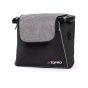 Handlebag Troja, Denim Grey